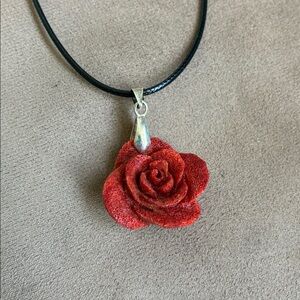 Rose Pendant Necklace